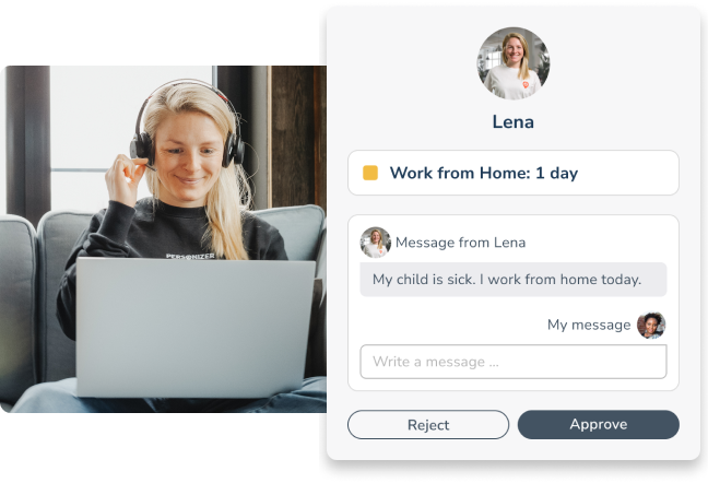 Smarte tools to support remote team coordination (screenshot)