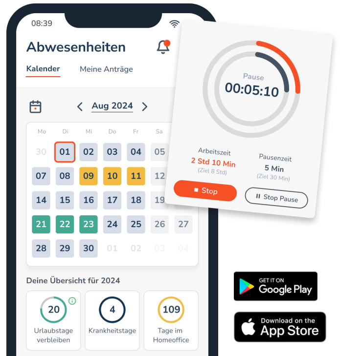 Flexible Verwaltung mit der Mobile App